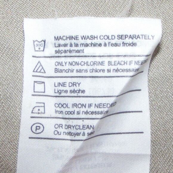 VINCE Midi Dress, XS, Khaki, Career, Sleeveless, Linen, Shirtdress - Picture 10 of 11